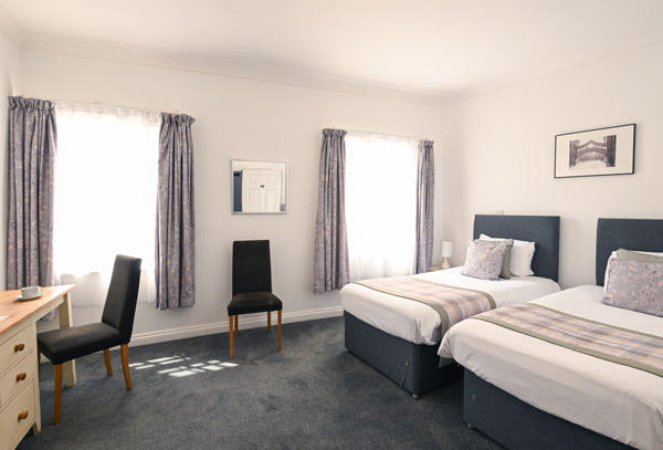 Image of a small twin room